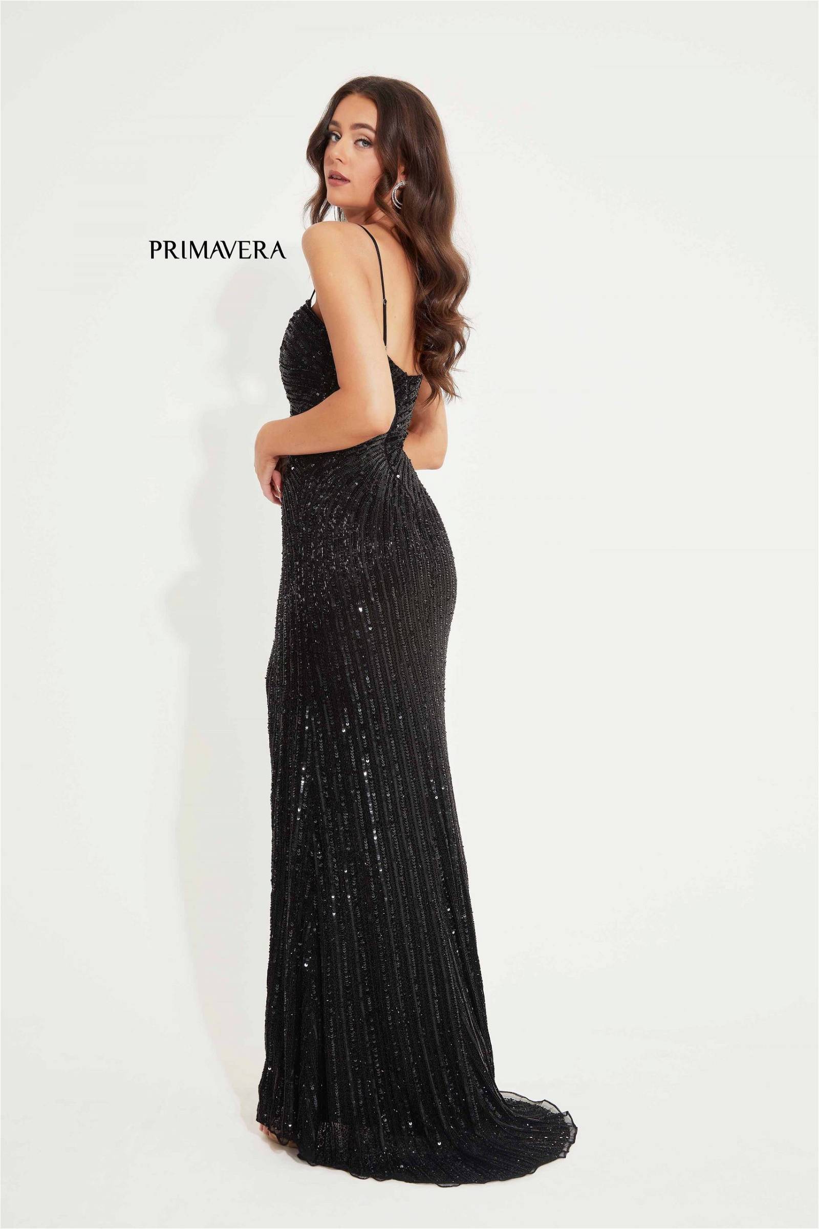 Primavera Couture -4296 Sweetheart Sequin Sheath Dress