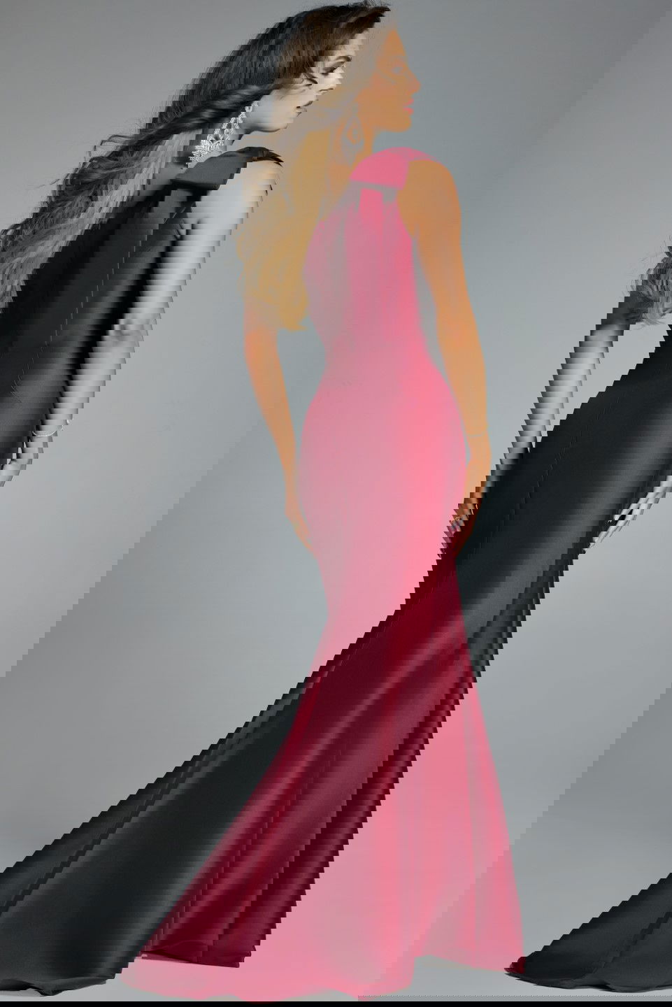 Jovani -43361 One-Shoulder Mermaid Long Gown