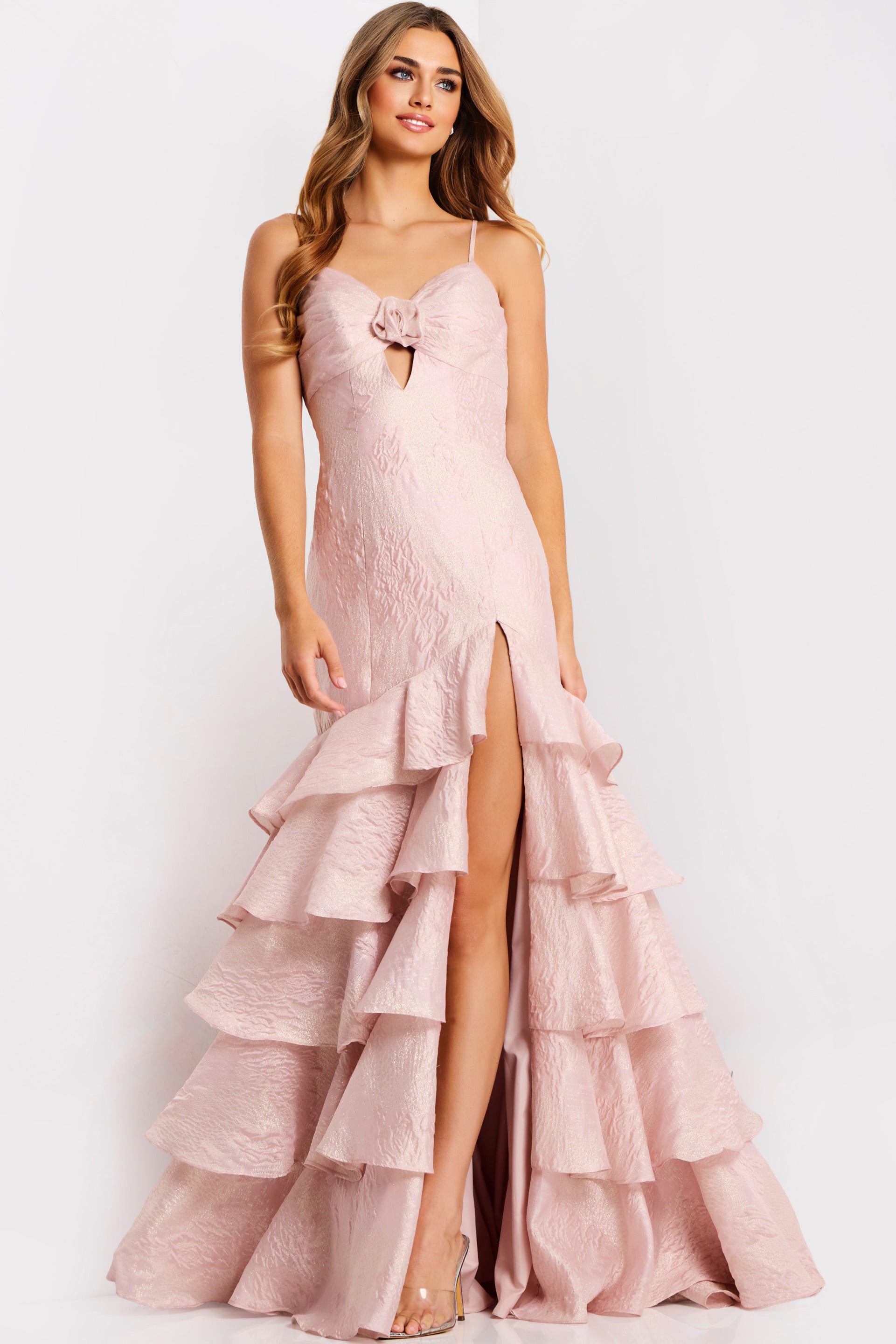 Jovani -47329 Ruffle Sweetheart Mermaid Prom Dress