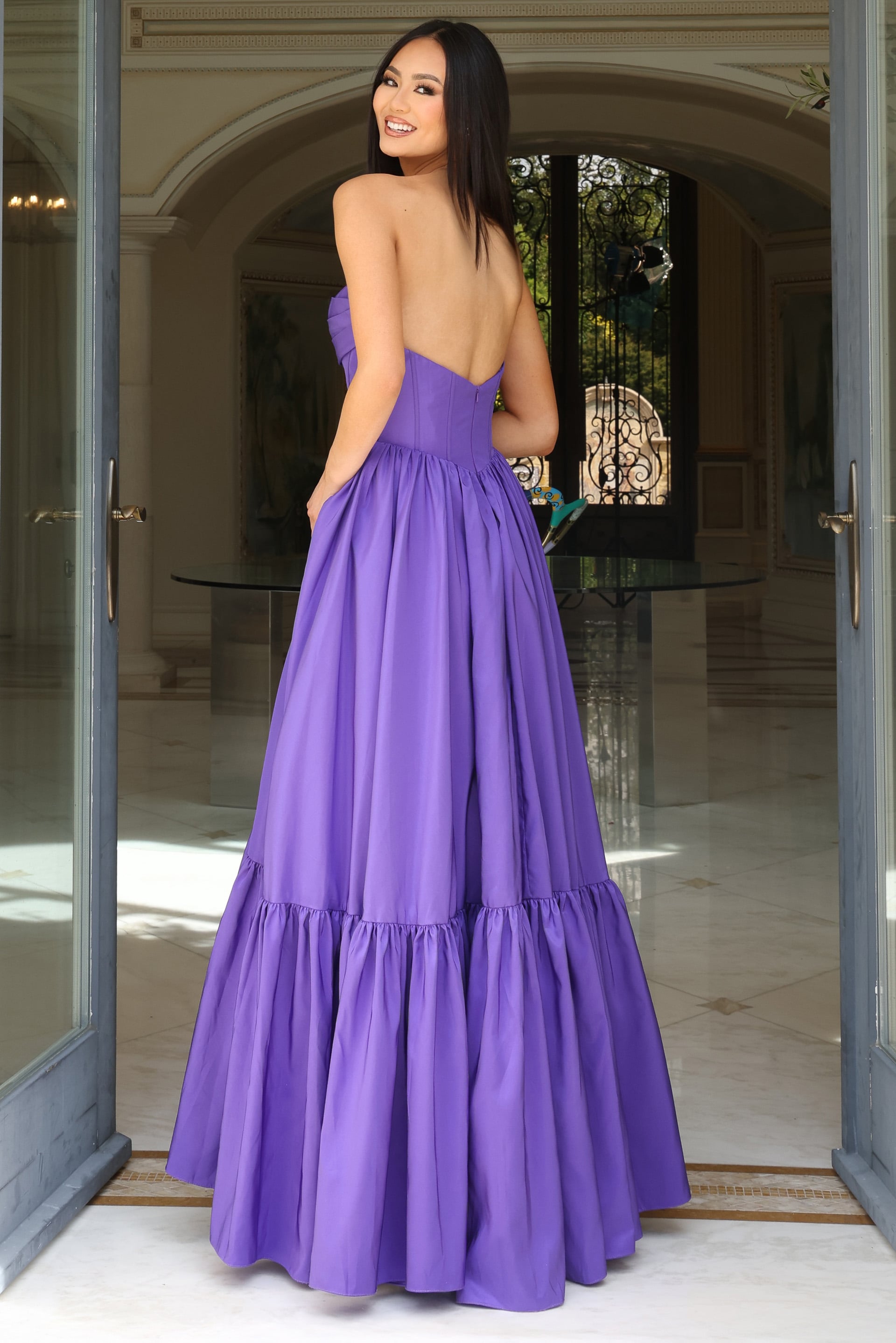 Jovani -47883B Corset Strapless Sweetheart Long Ballgown