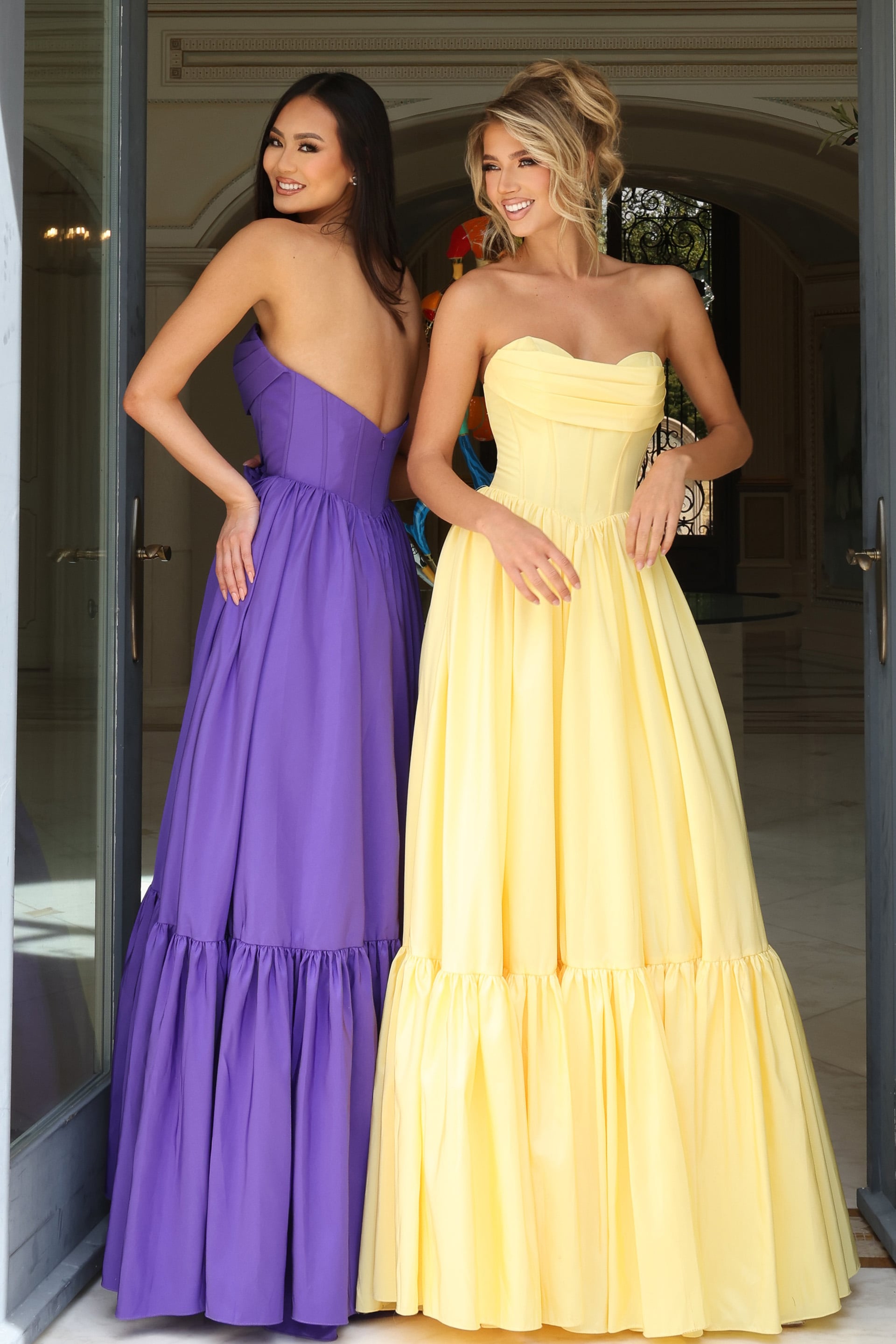 Jovani -47883B Corset Strapless Sweetheart Long Ballgown