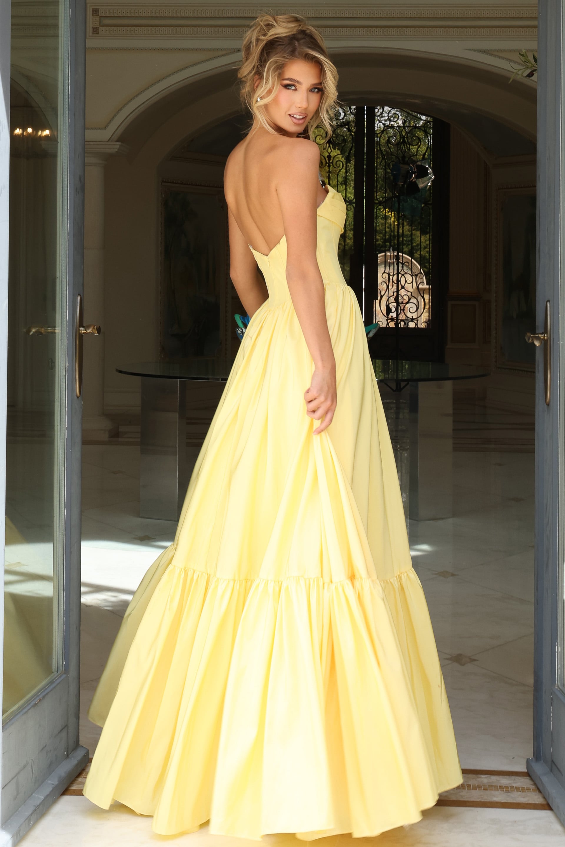 Jovani -47883B Corset Strapless Sweetheart Long Ballgown