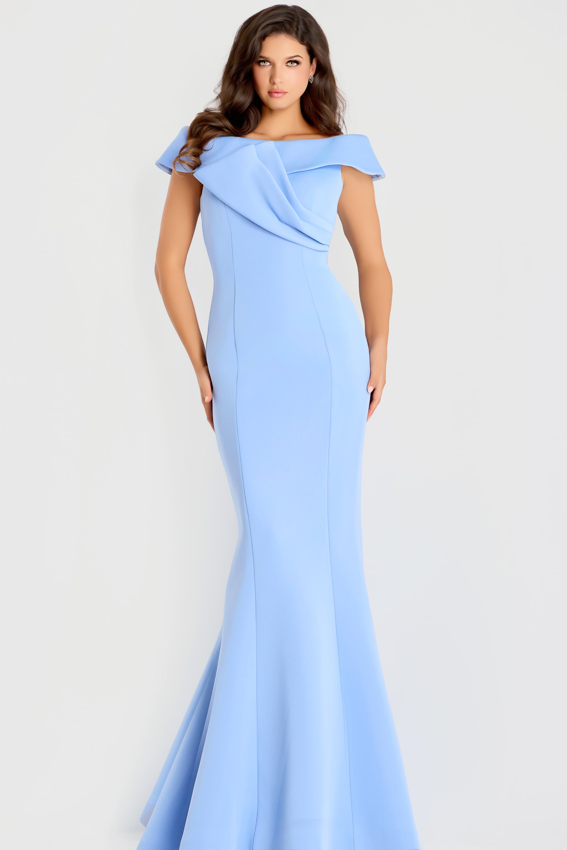 Jovani -48192 Off Shoulder Mermaid Long Gown