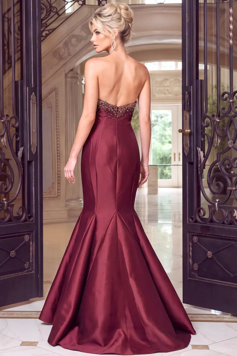 Jovani -48743B Strapless Sweetheart Mermaid Gown