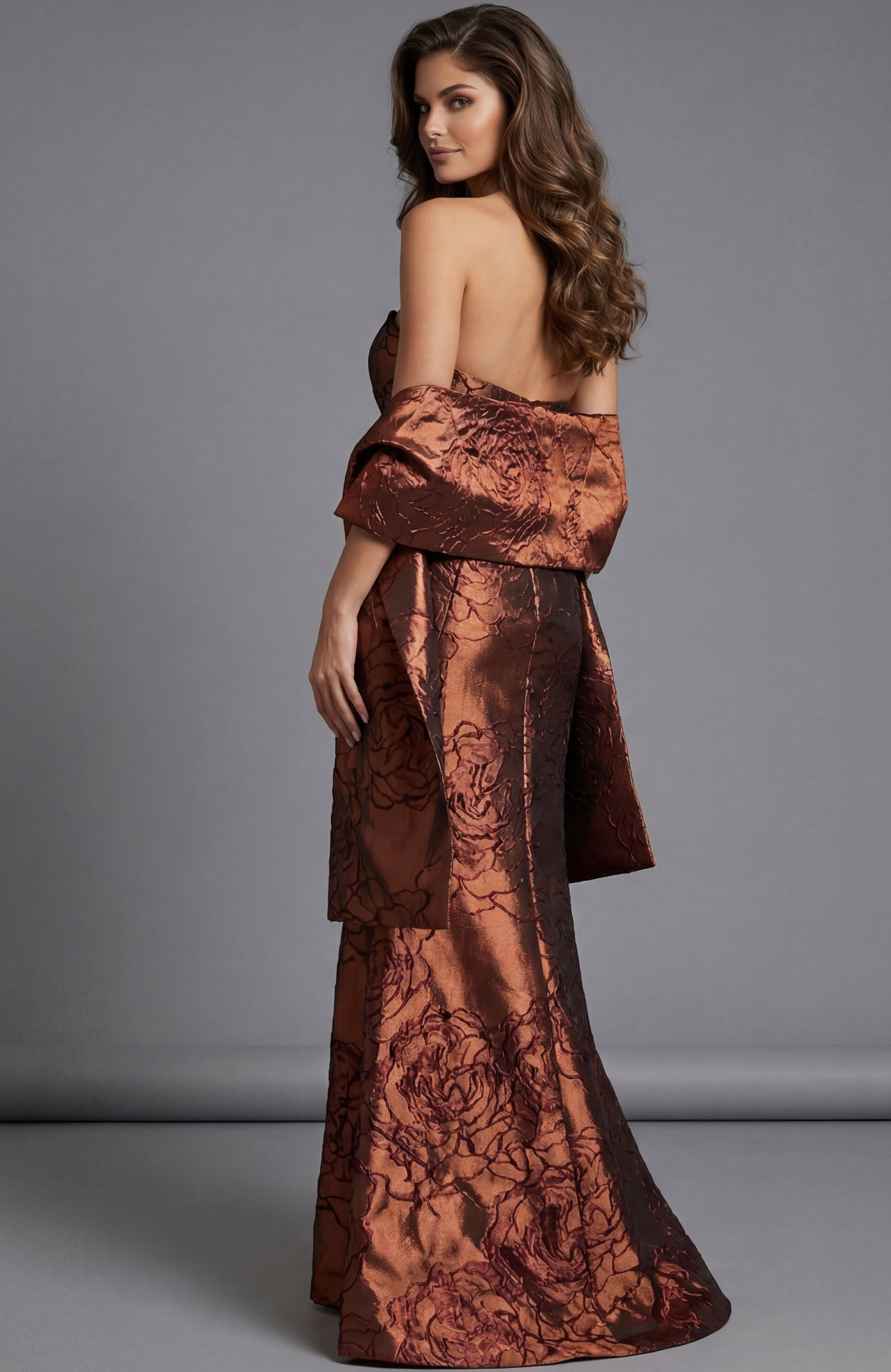 Jovani -49073 Strapless Sweetheart Trumpet Evening Gown