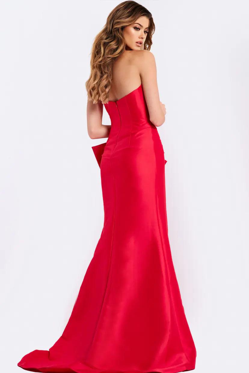 Jovani -49195B Strapless straight Mermaid Prom Gown