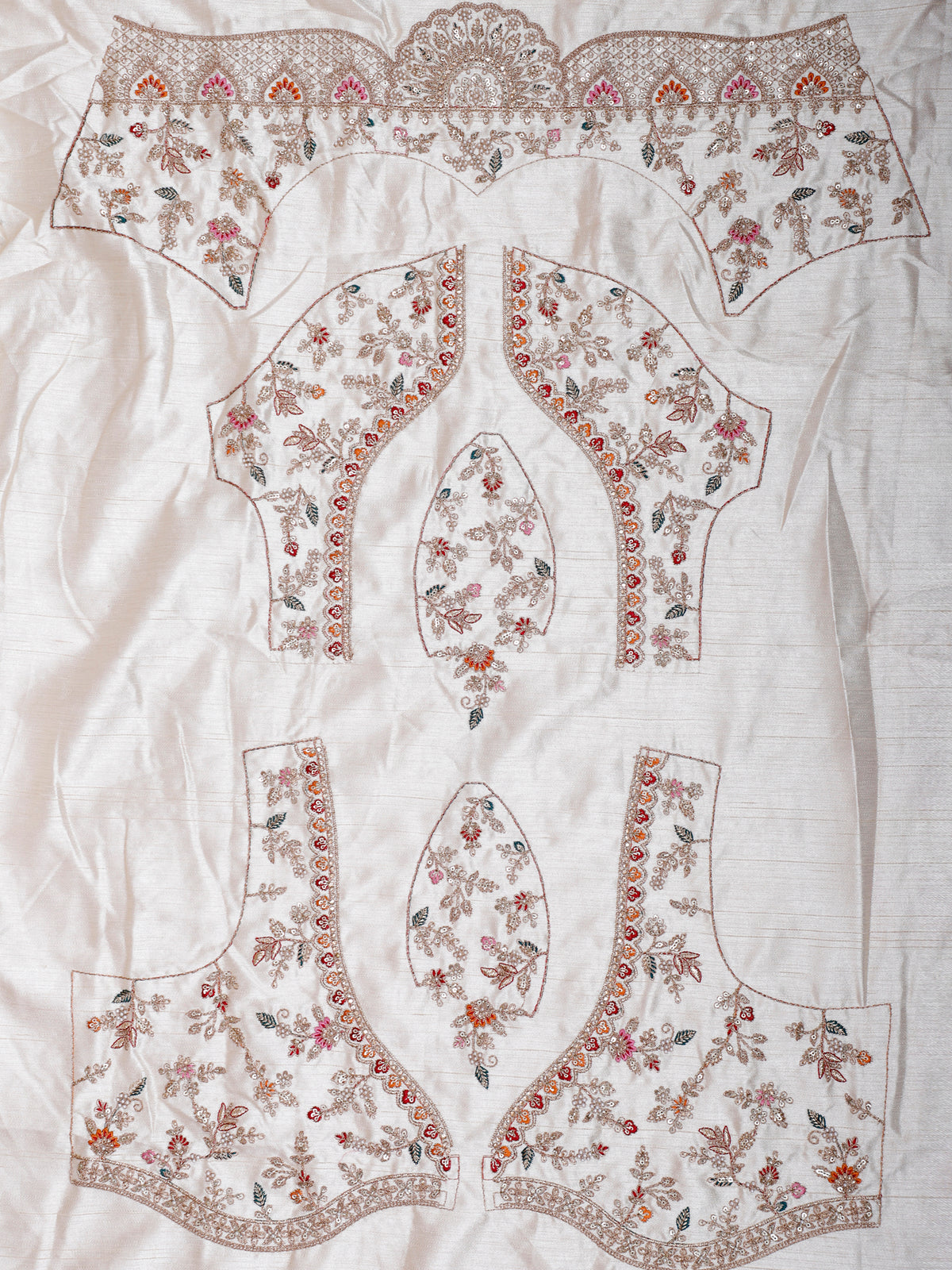 MyFashion KLS-2615 Ivory Noor-E-Nazaakat Silk Lehenga