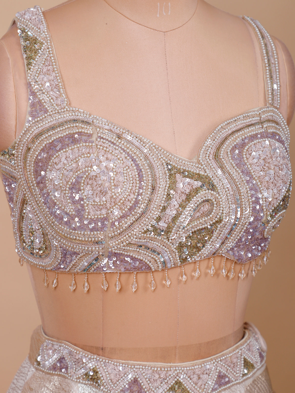 MyFashion KLS-2609 Orlina Champagne Glow Sequins Lehenga
