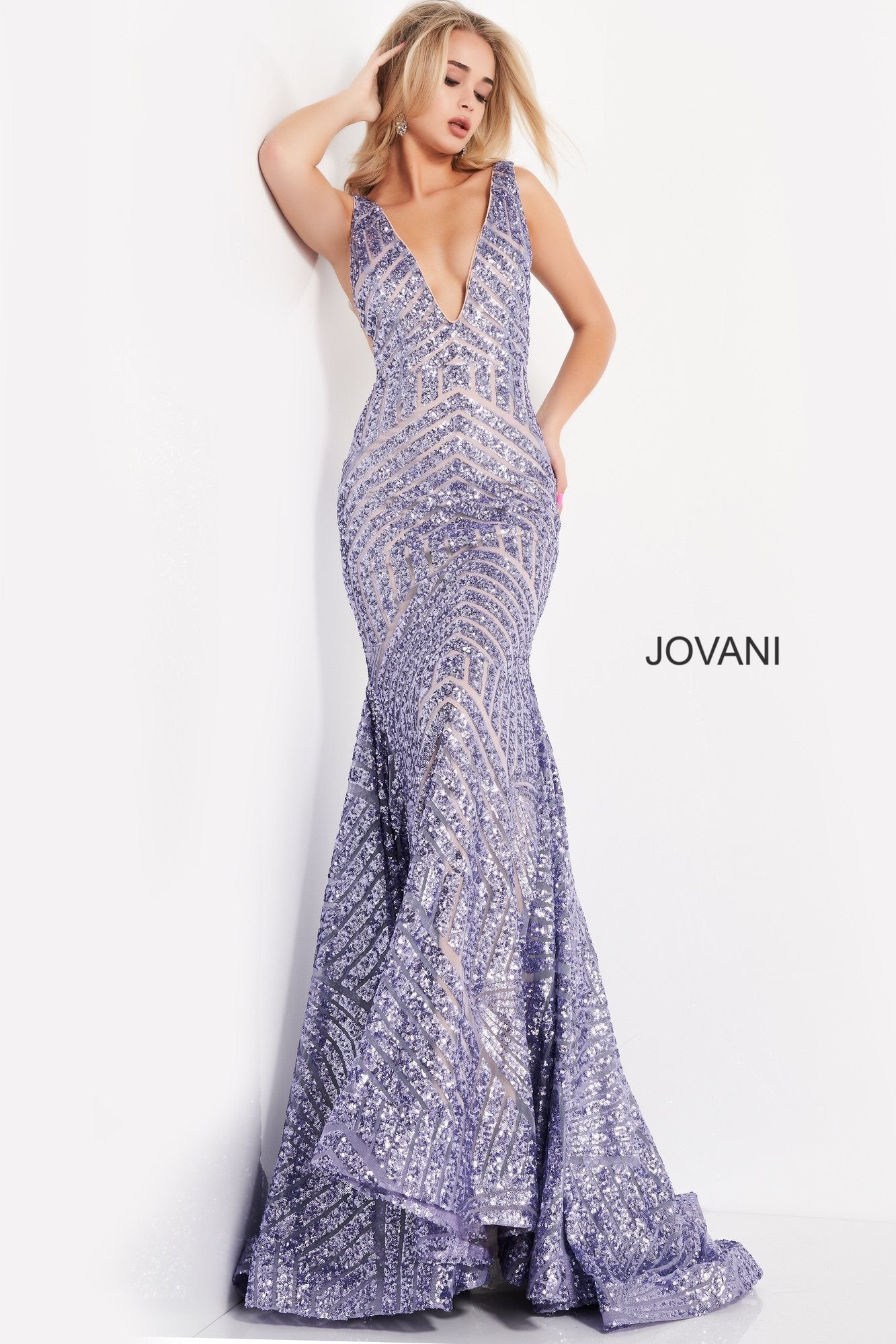 Embellished Low V Prom Dress_02 By Jovani -59762