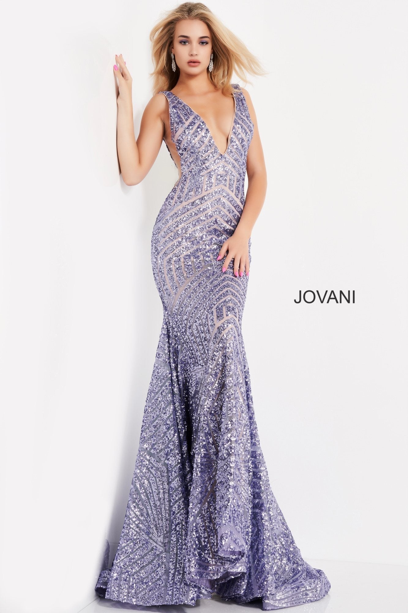 Embellished Low V Prom Dress_02 By Jovani -59762