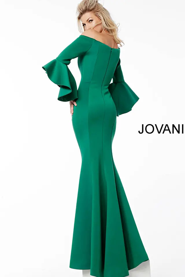 Jovani -59993 Off Shoulder Mermaid Evening Dress