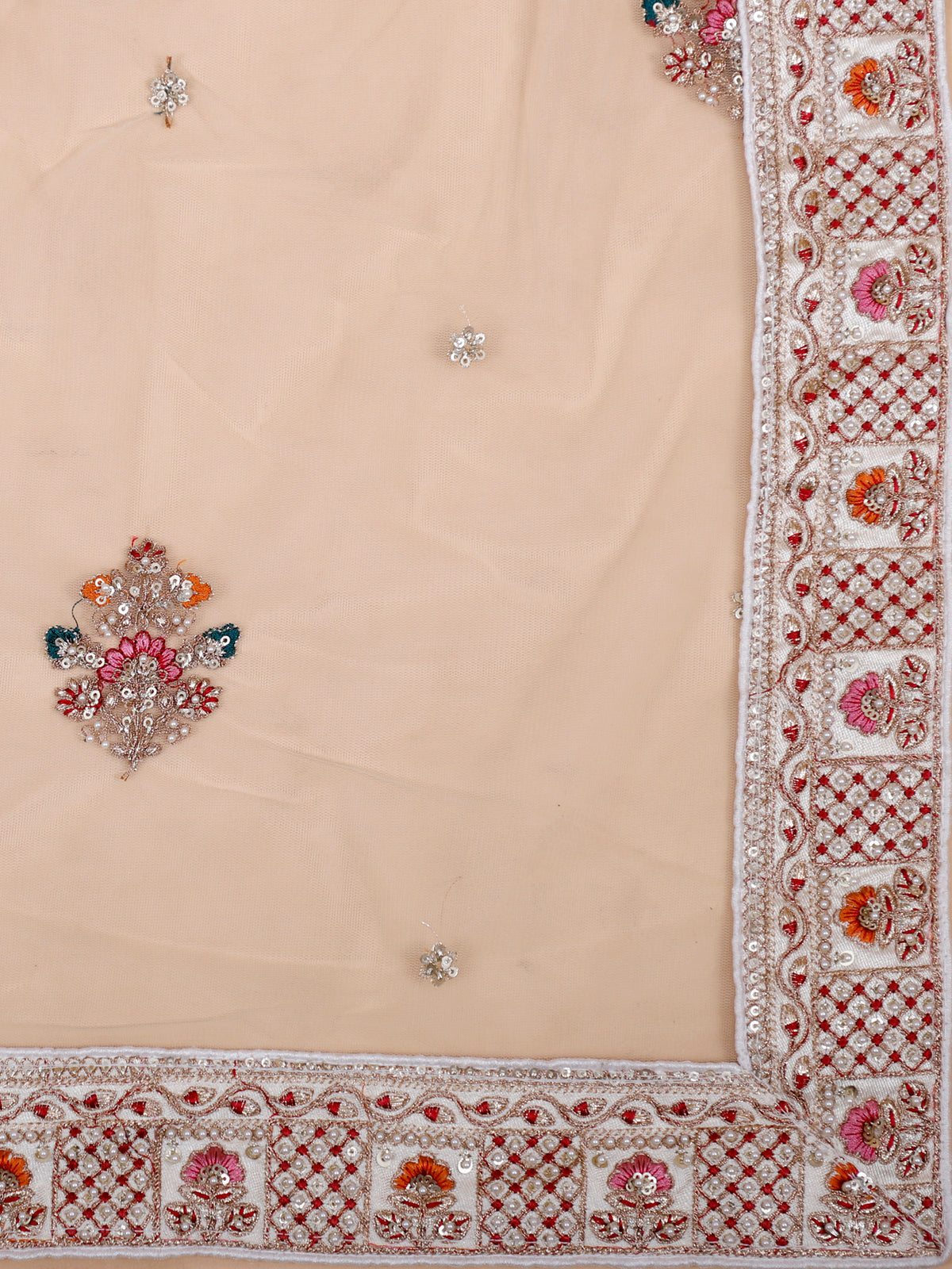 MyFashion KLS-2615 Ivory Noor-E-Nazaakat Silk Lehenga