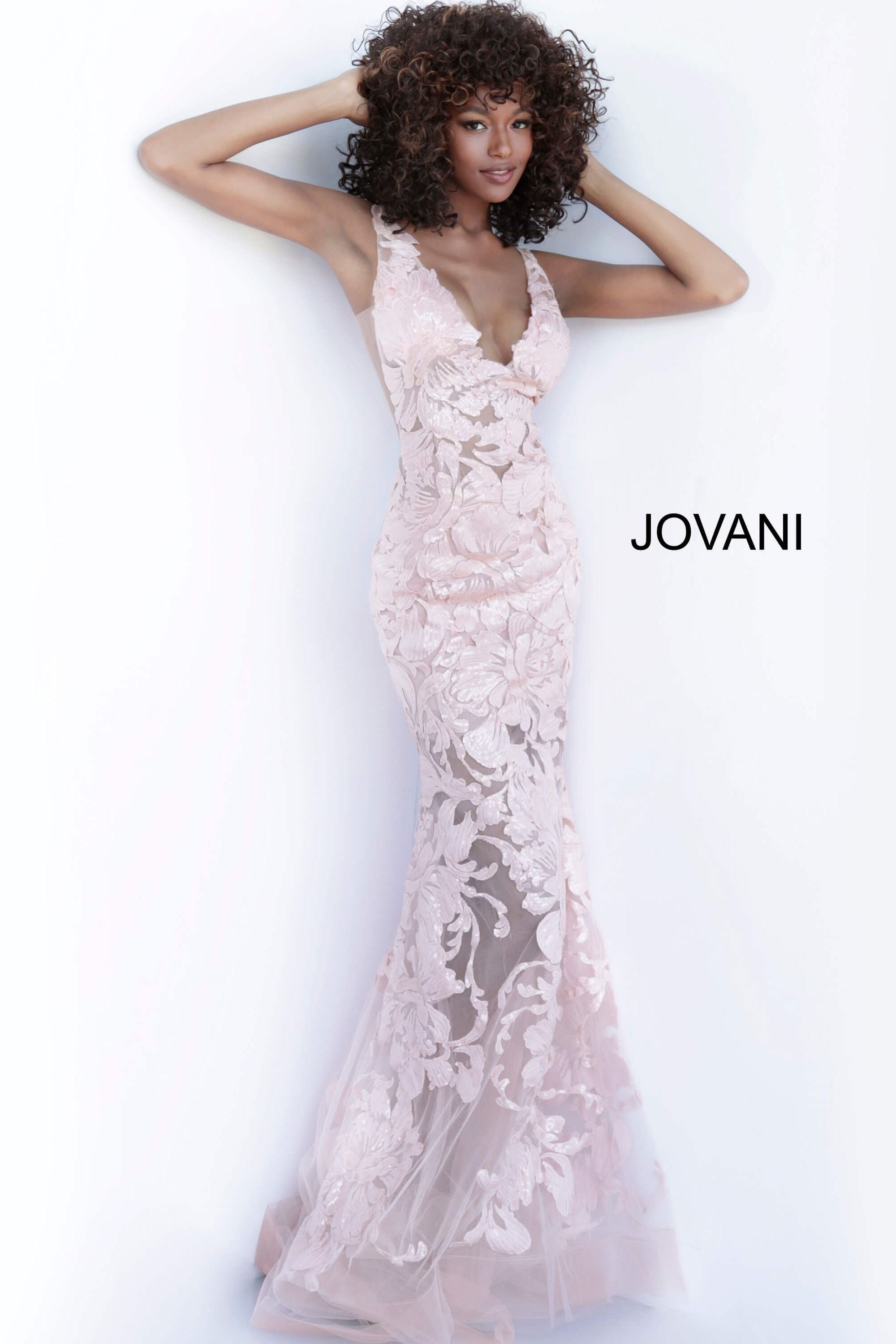 Plunging Neckline Prom Dress 01 By Jovani -60283