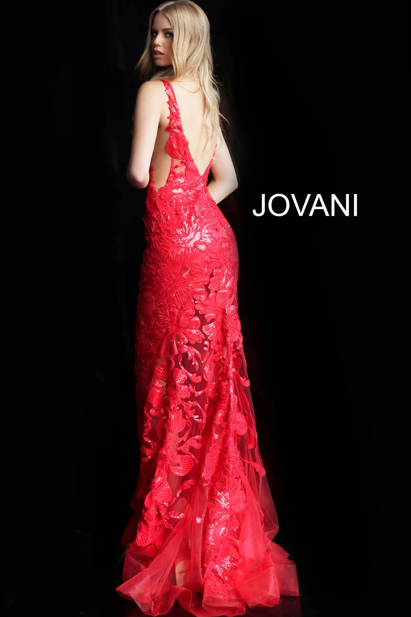 Plunging Neckline Prom Dress 01 By Jovani -60283