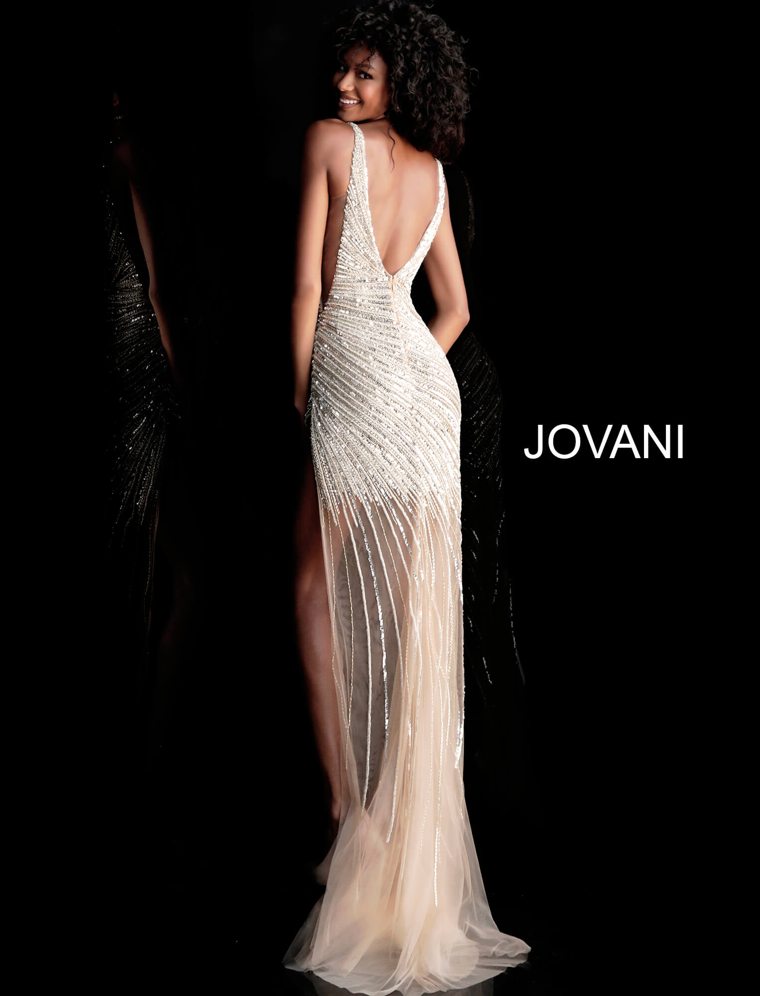 Fully Beaded Dress By Jovani -63405