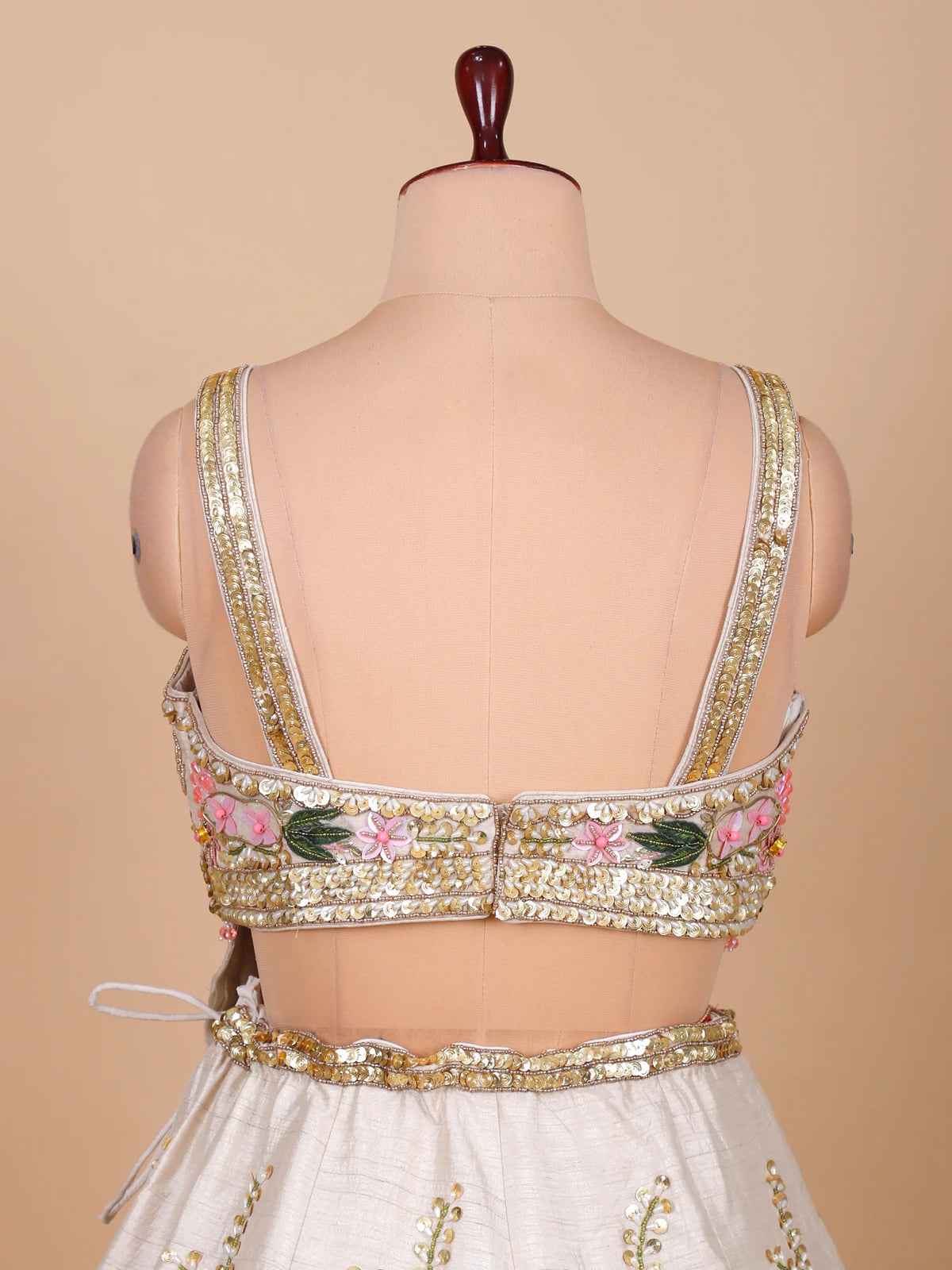 MyFashion KLS-2686 Raw Silk Lehenga with Thread & Moti Work