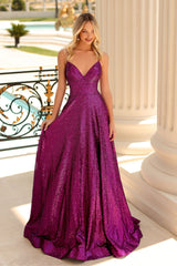 Clarisse -810407 Strappy Sequin Prom Dress