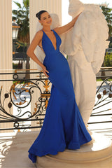 Clarisse -810437 Plunging V-Neck Mermaid Prom Gown