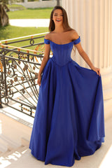 Clarisse -810604 Off Shoulder Corset Prom Dress