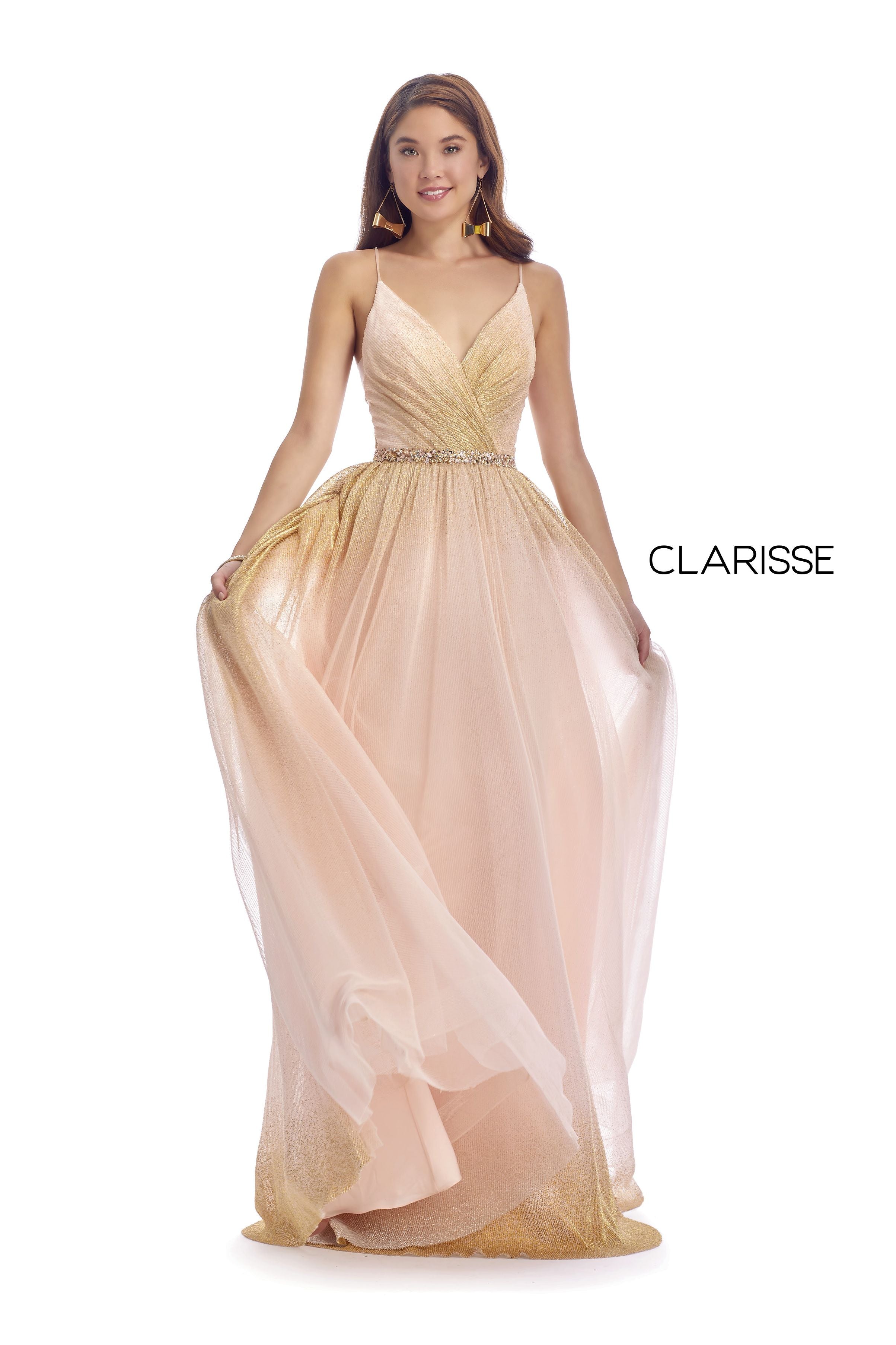 Clarisse -8121 Sweetheart Ruched A-Line Prom Dress