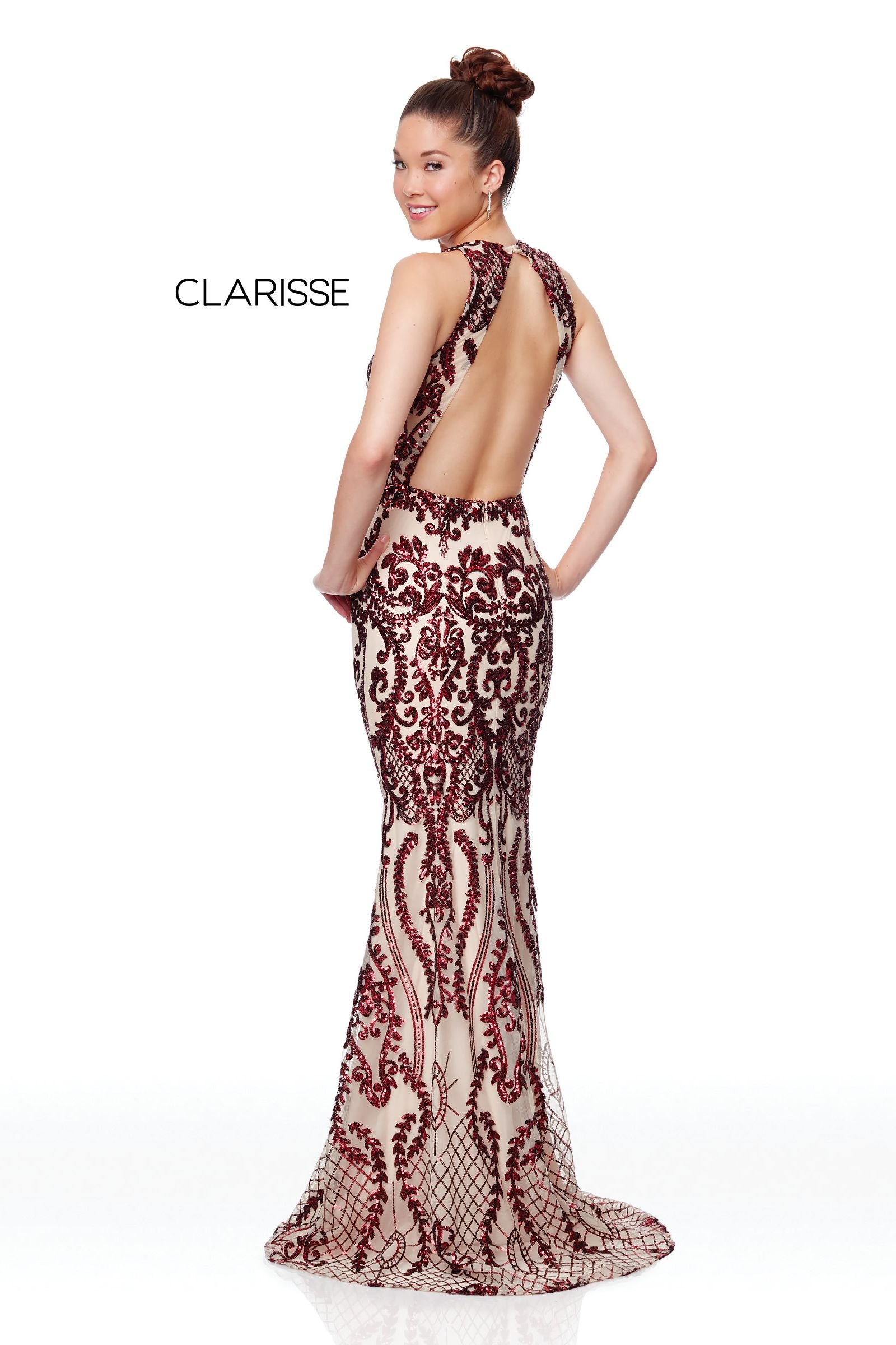 Clarisse -3797 Sequin Fitted Prom Dress