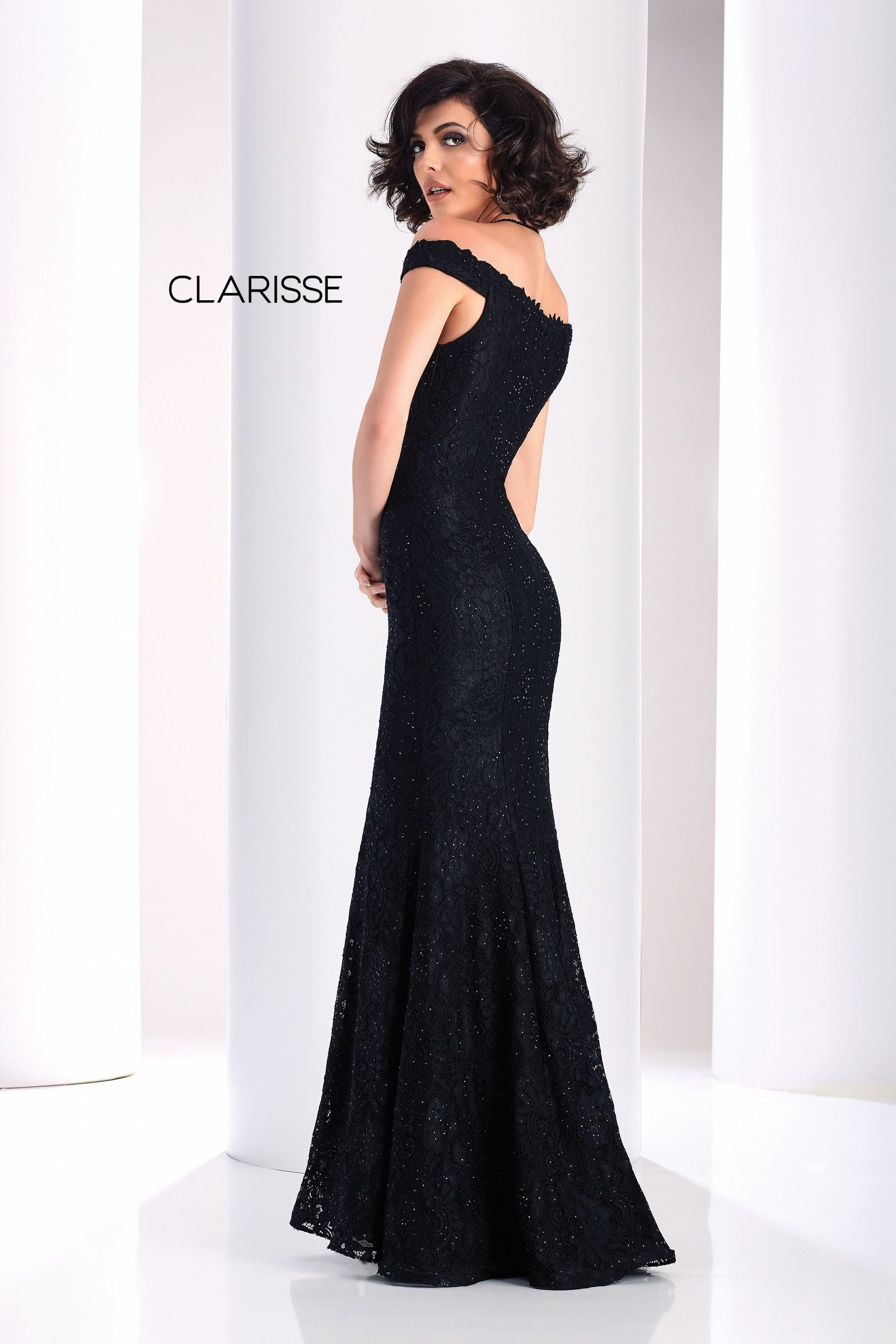 Clarisse -4801 Off Shoulder Mermaid Evening Dress