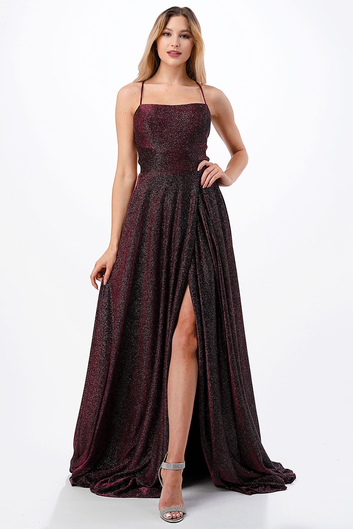 Aspeed Design -D533 Off-Shoulder Long A-Line Dress