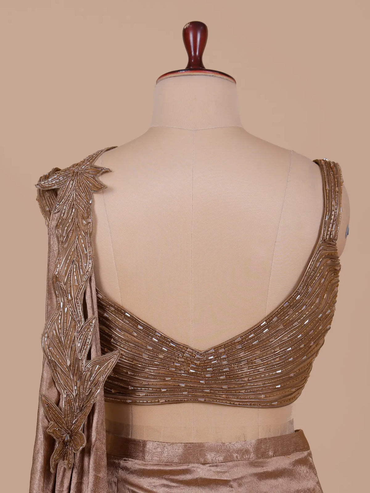 MyFashion KLS-2802 Party Wear Saree Style Lehenga With Sequins Work
