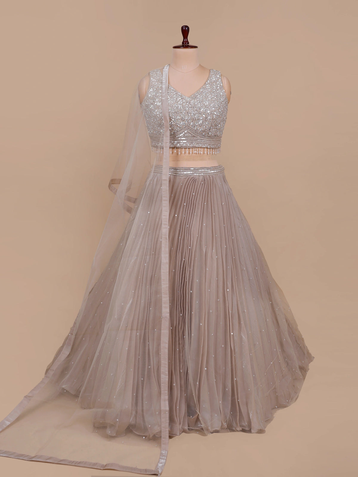 MyFashion KLS-2740 Organza Party Wear Lehenga With Sequins Design