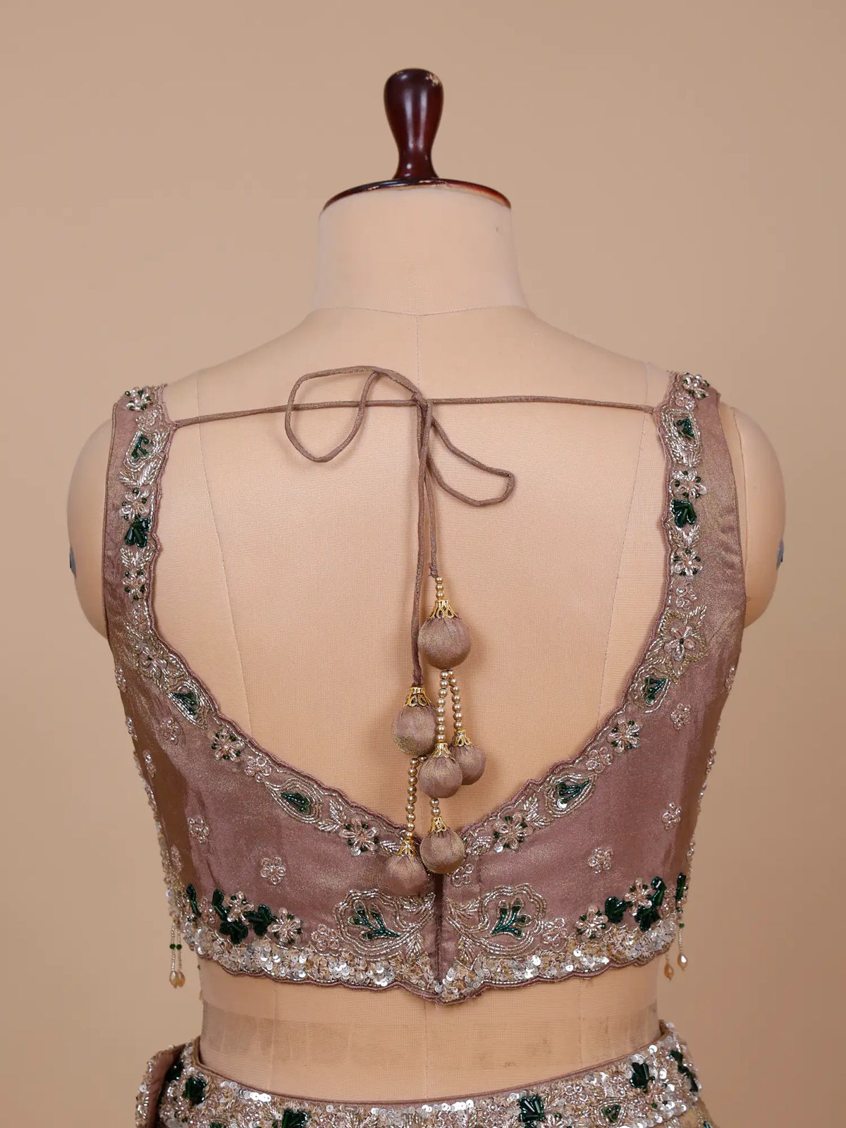 MyFashion KLS-2770 Copper Shimmer Lehenga Choli Zardosi Work
