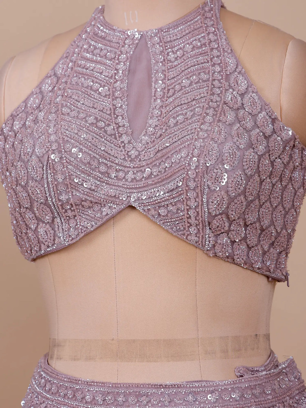 MyFashion KLS-2751 Lavender Fishcut Lehenga Choli With Beads Work