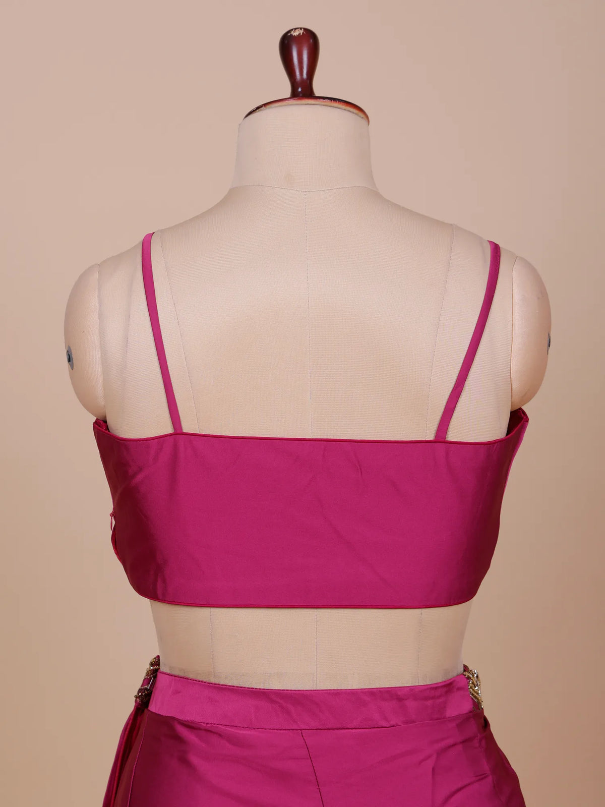 MyFashion KLS-2835 Designer Pink Indo Western Draped Saree With Premium Embroidery Work