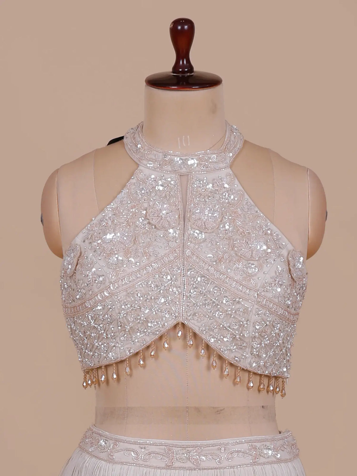 MyFashion -KLS-2851 Modern Off White Wedding Lehenga With Couture Designer Detailing