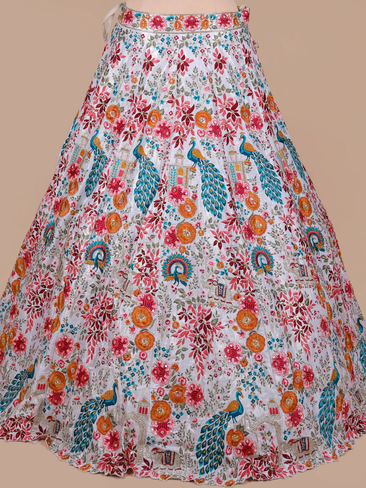 MyFashion -KLS-2810 Multi Color Silk Lehenga for Traditional Wedding