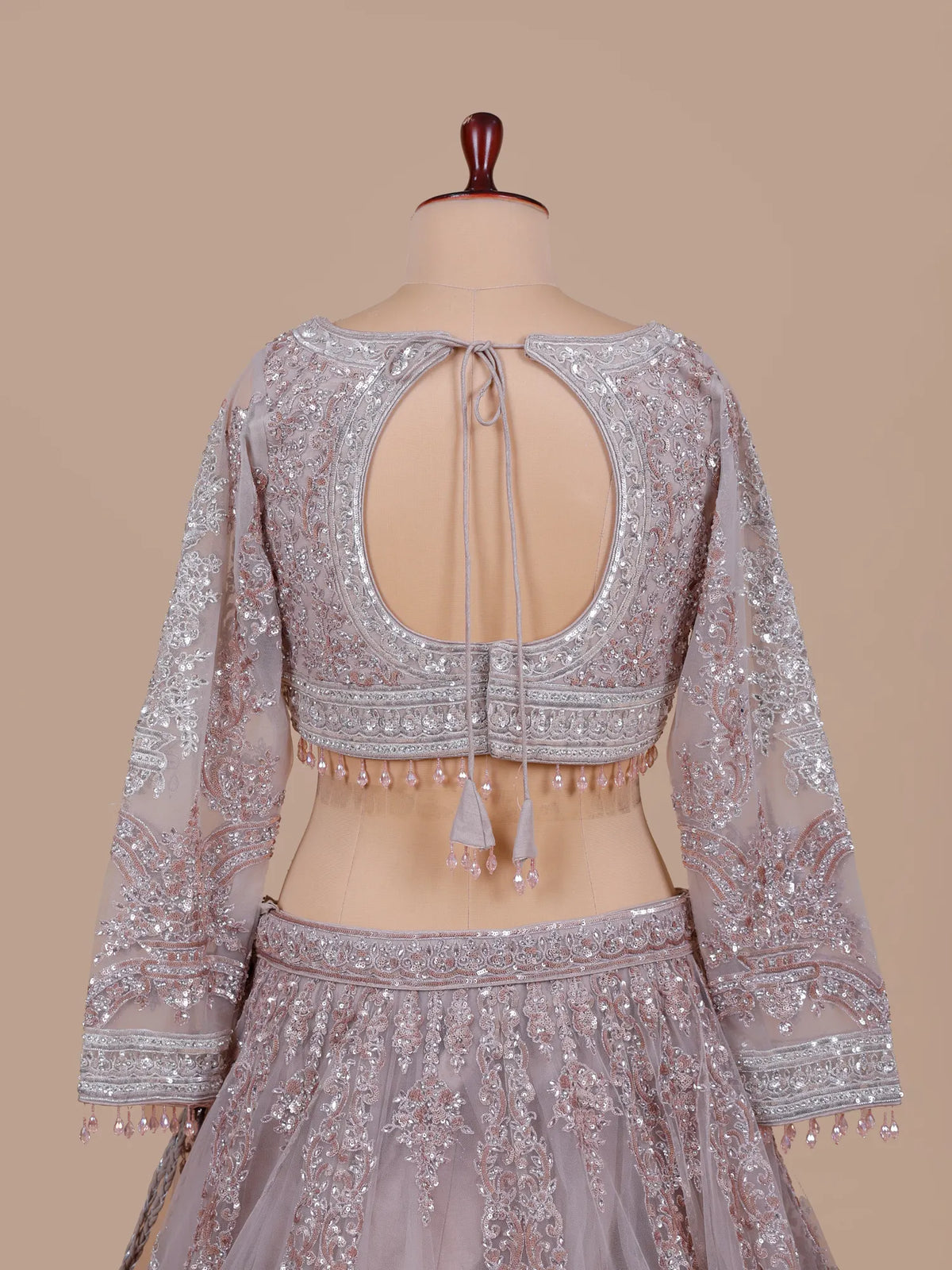 MyFashion KLS-2795 Luxury Party Wear Onion Pink Net Lehenga With Diamond Work