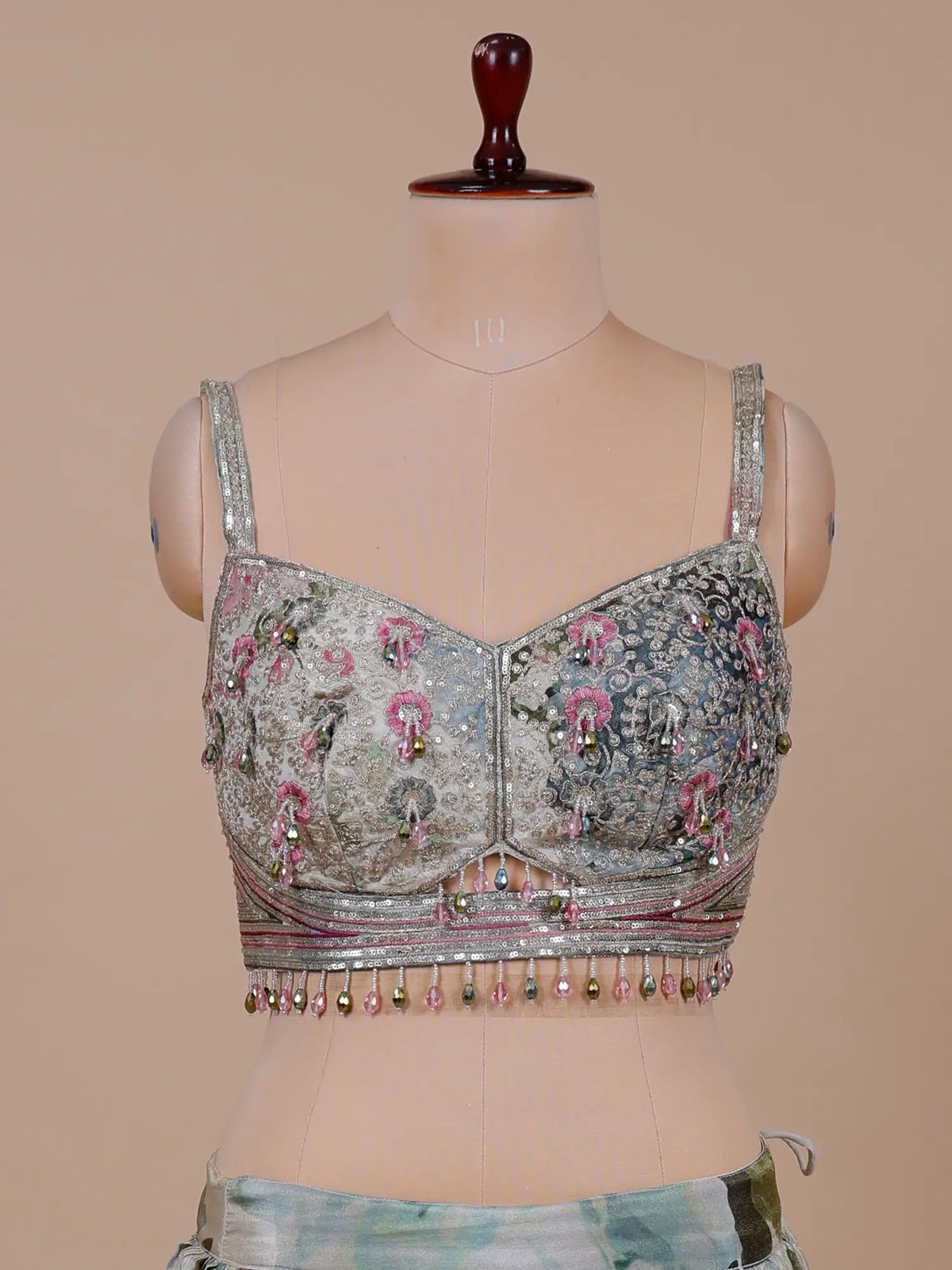 MyFashion KLS-2783 Floral Multi Color Crepe Silk Lehenga Choli