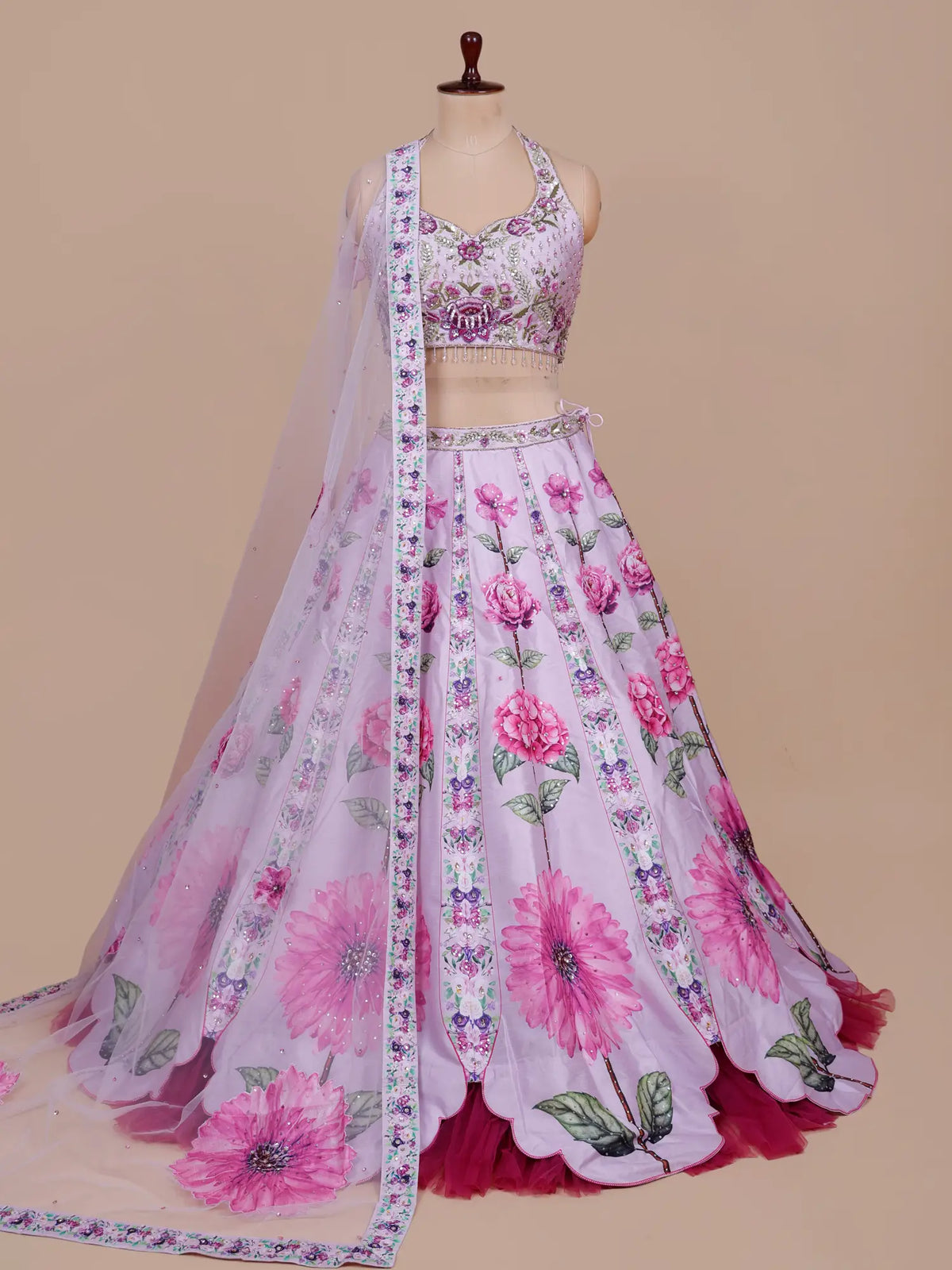 MyFashion -KLS-2826 Floral Silk Lehenga With Designer Sequins Work