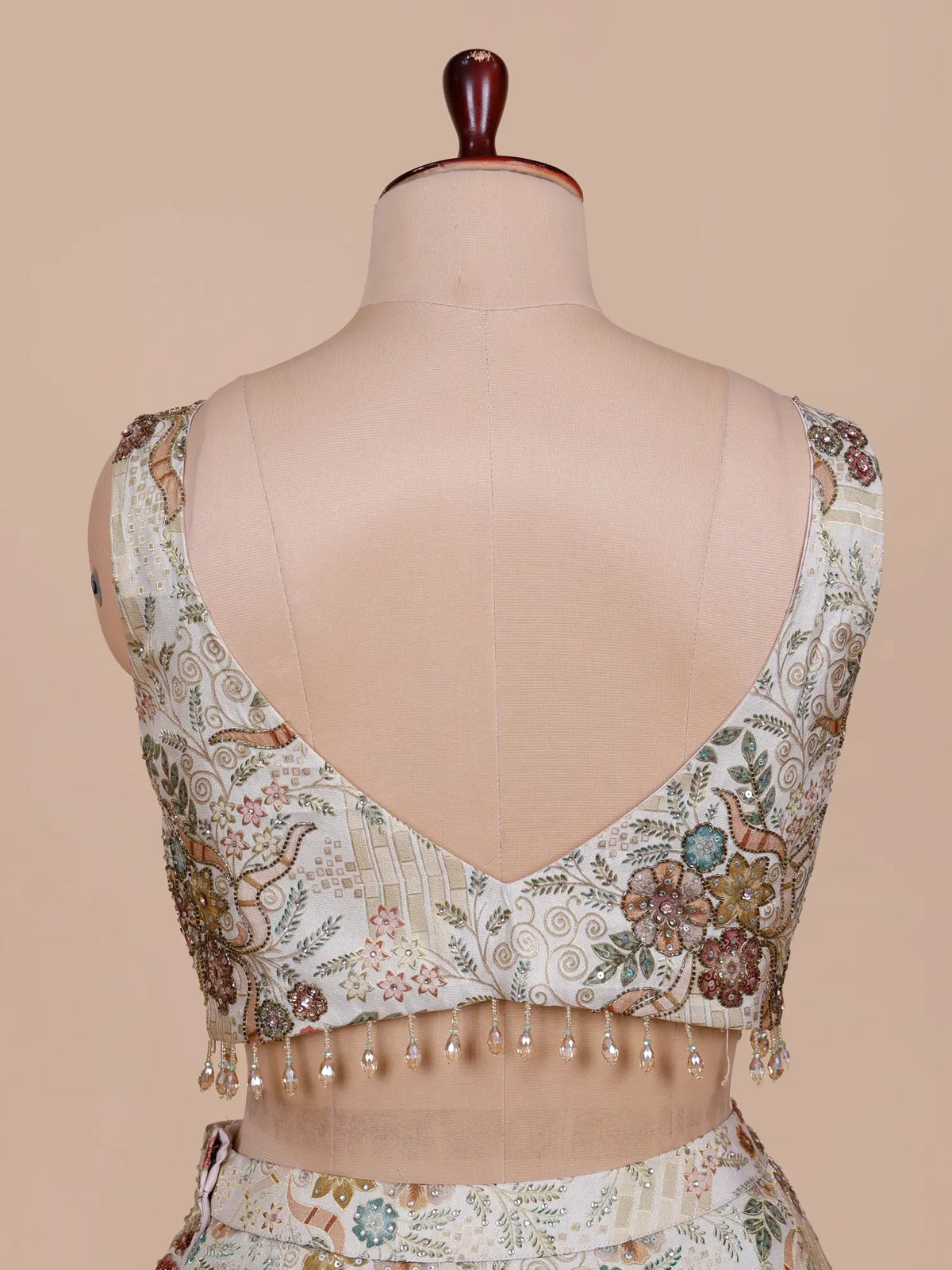 MyFashion -KLS-2838 Ivory Shimmer Silk Lehenga Choli For Party Wear And Special Occasions