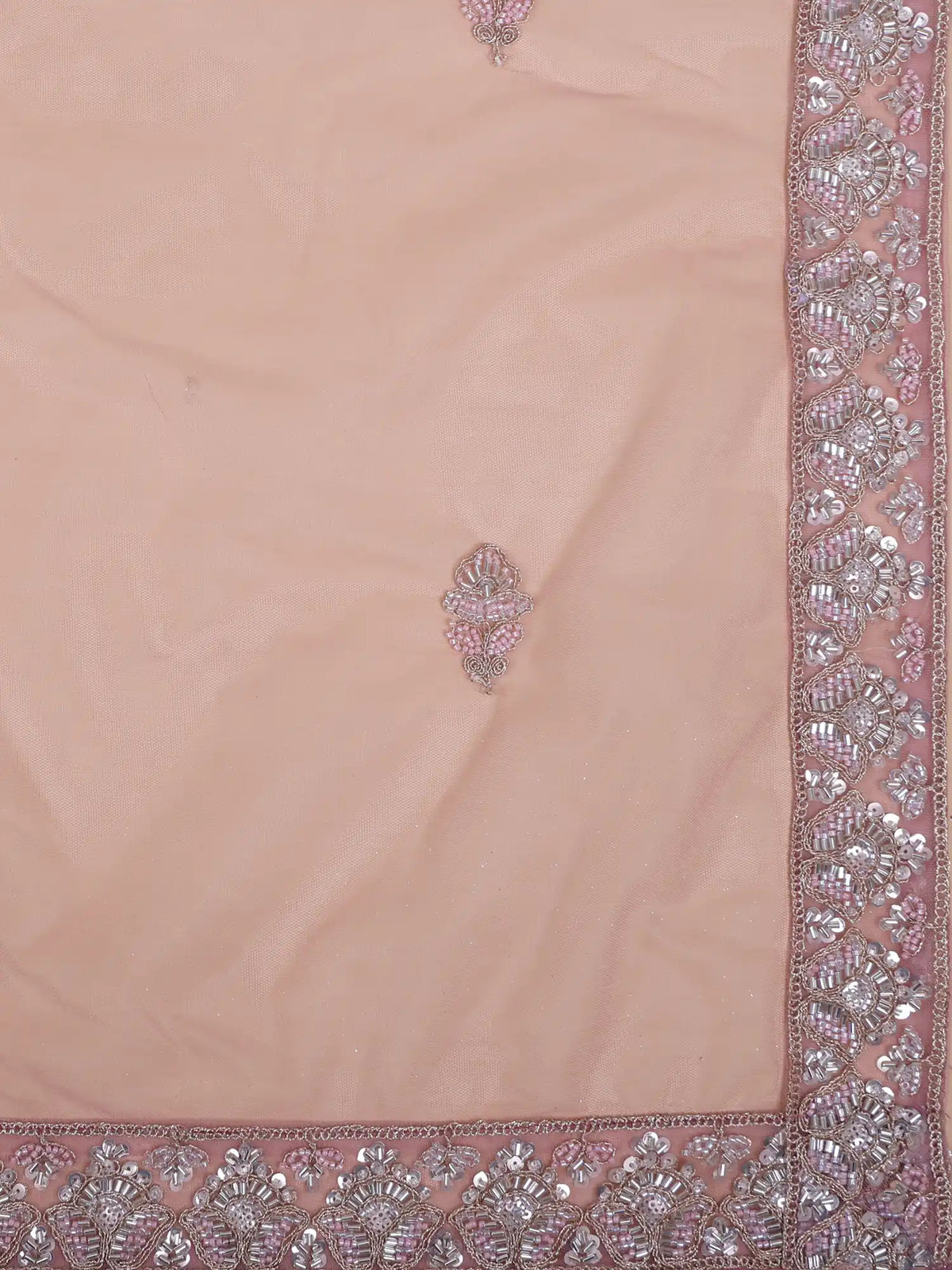 MyFashion -KLS-2848 Trendy Pink Lehenga Choli With Sequins And Feather Work