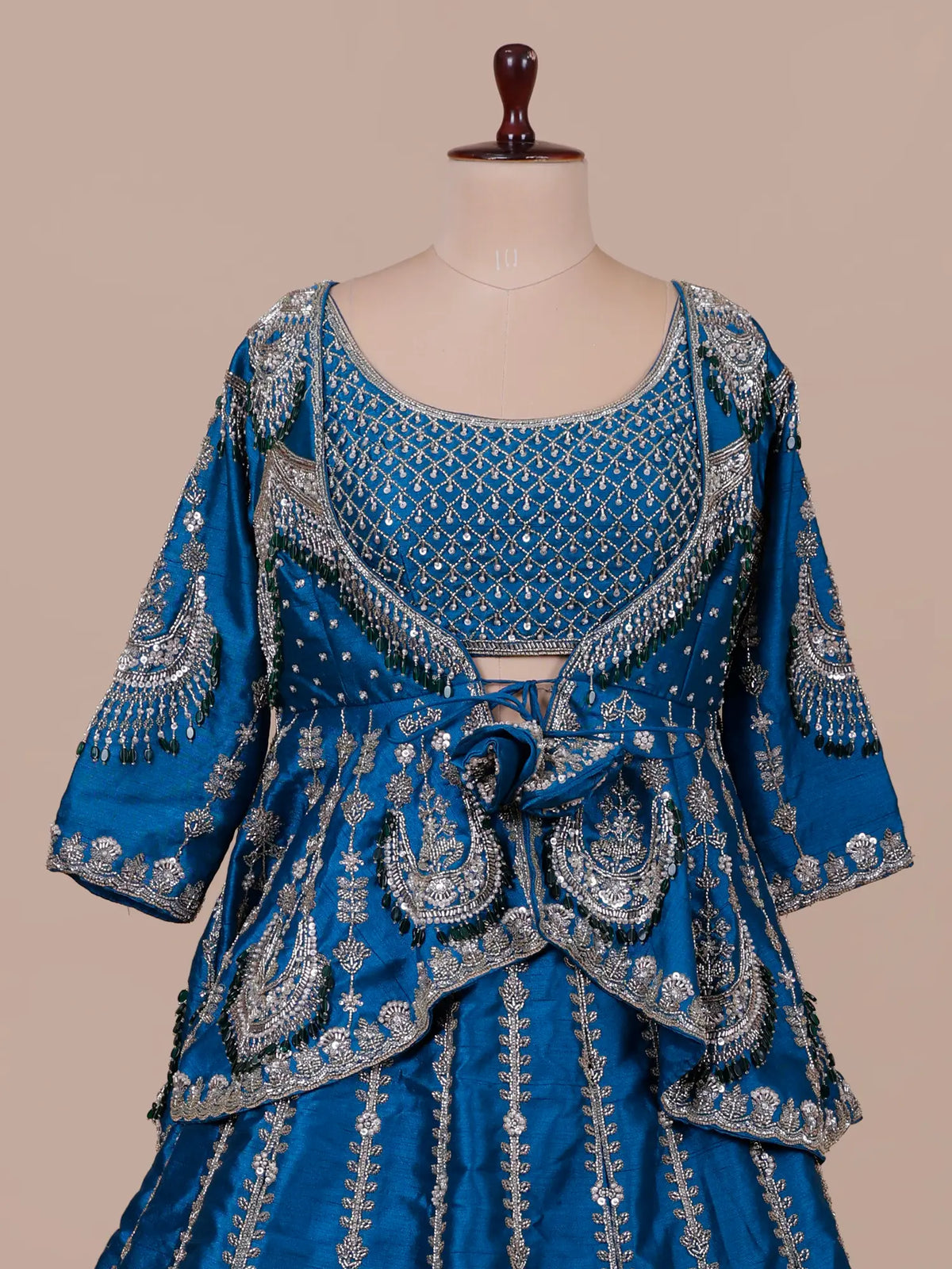 MyFashion KLS-2797 Designer Royal Blue Silk Lehenga With Heavy Work