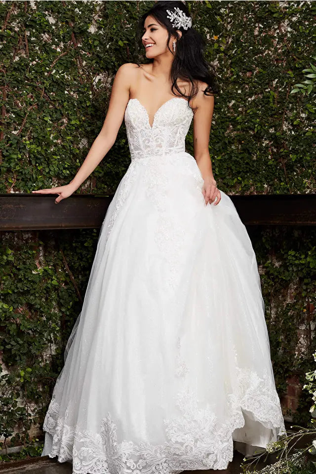 Jovani -JB07265 Corset Bodice Bridal Ball Gown