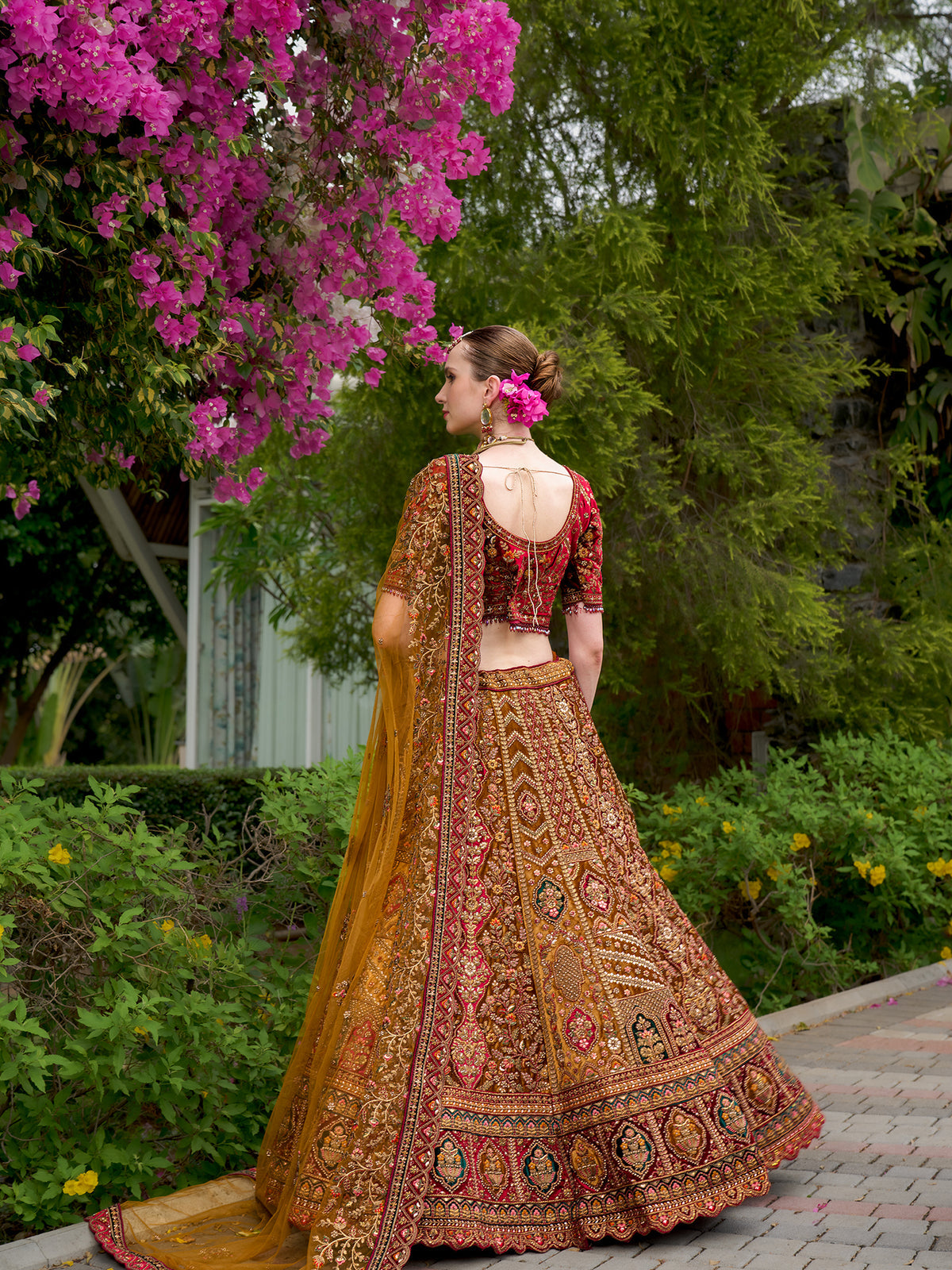 MyFashion -KLS-1207 Velvet Lehenga Set Featuring Heavy Sequins And Jarkan