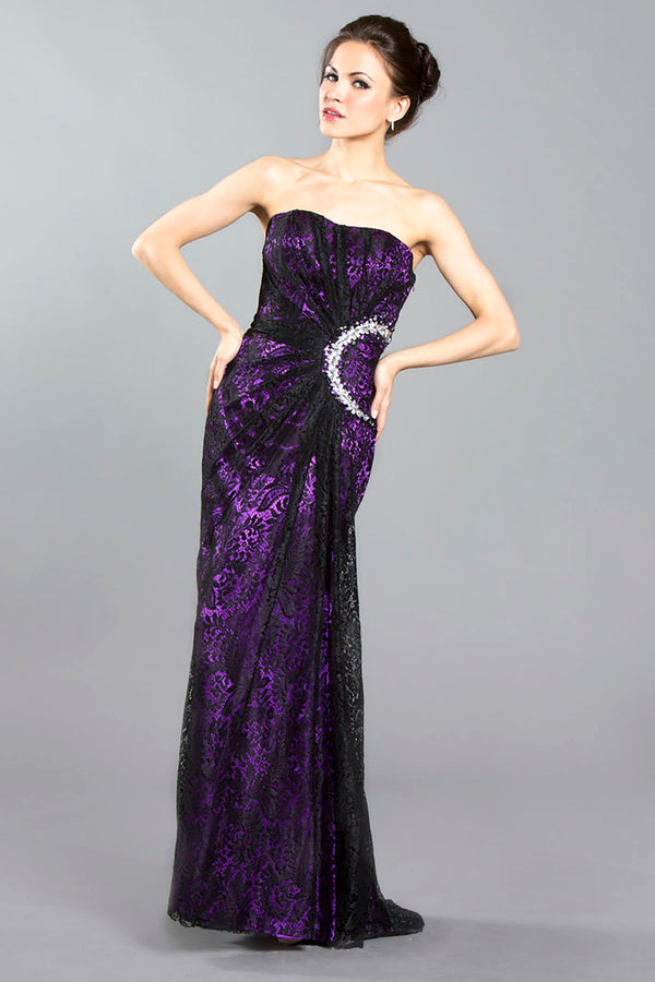 Aspeed Design -L1104 Strapless Fitted Sheath Gown