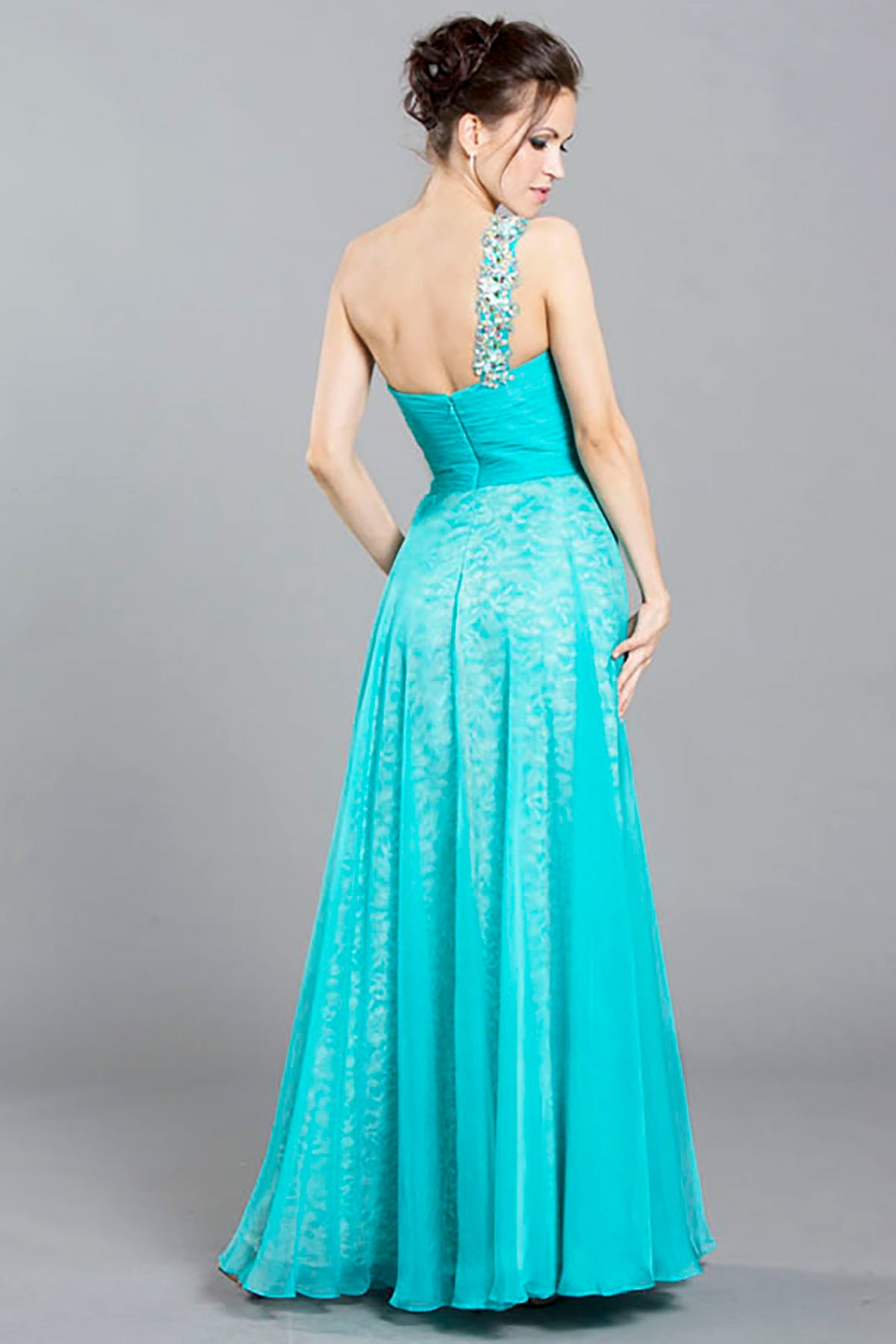 Aspeed Design -L1175 Sweetheart Fitted A-Line Gown