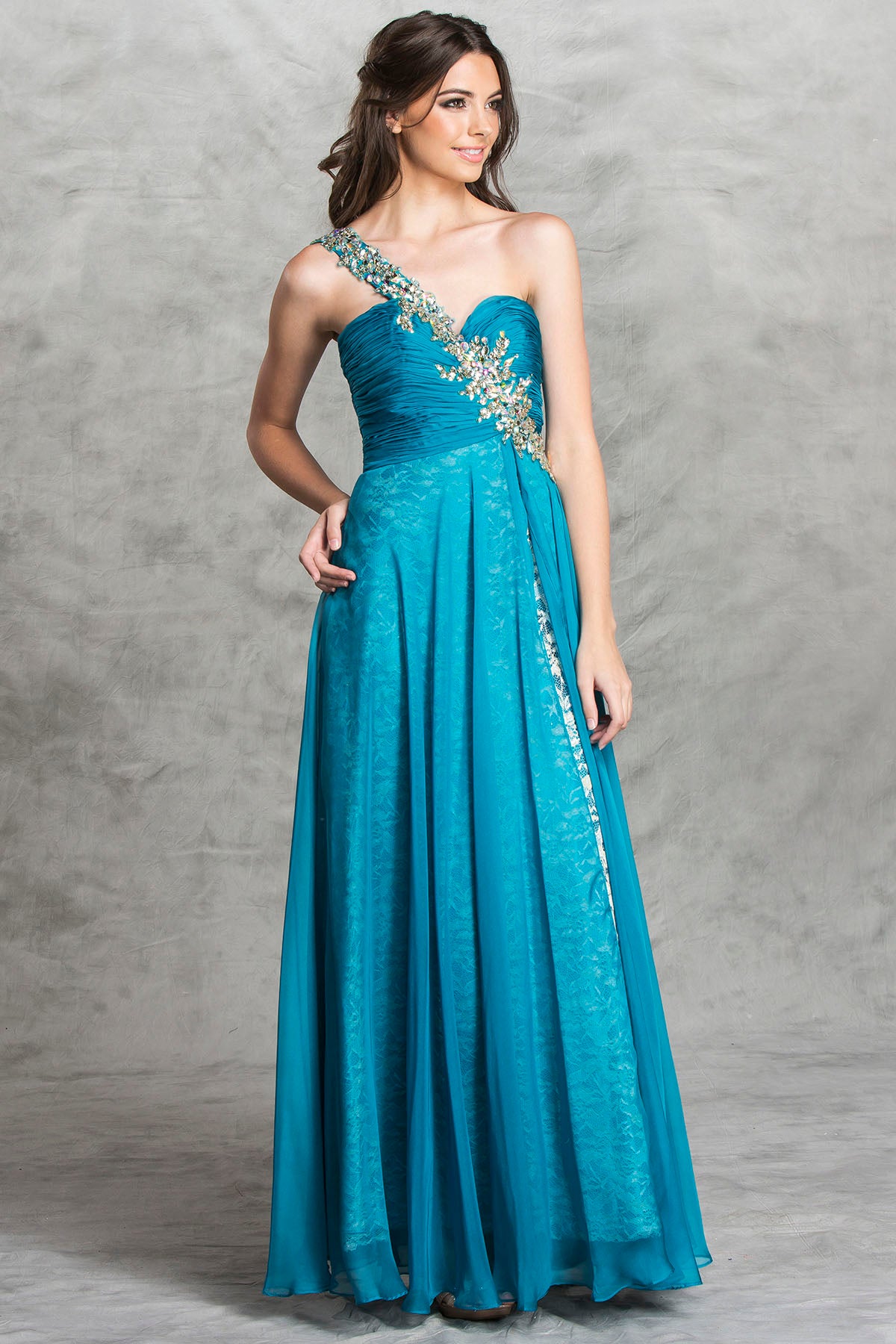 Aspeed Design -L1175 Sweetheart Fitted A-Line Gown