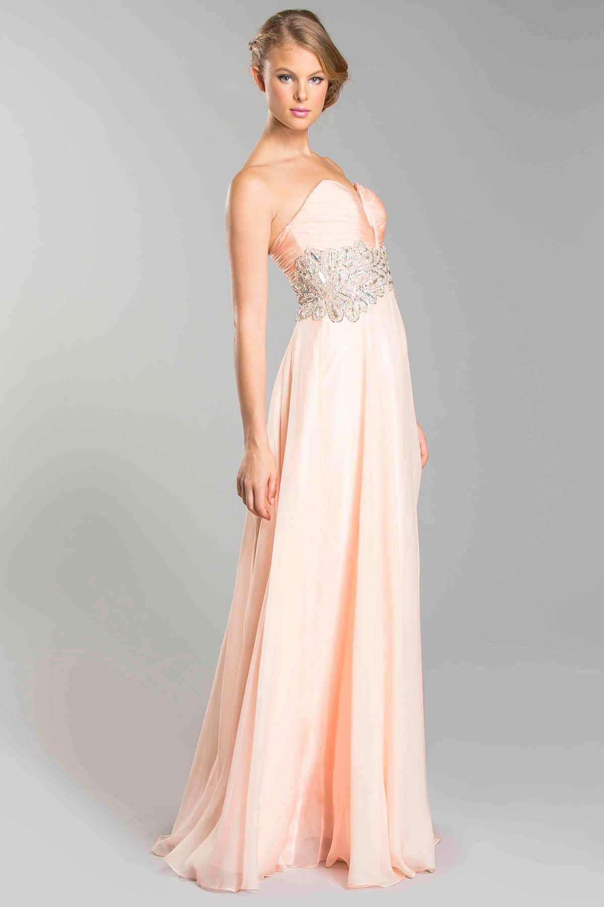 Aspeed Design -L1275 Strapless Sweetheart A-Line Long Gown