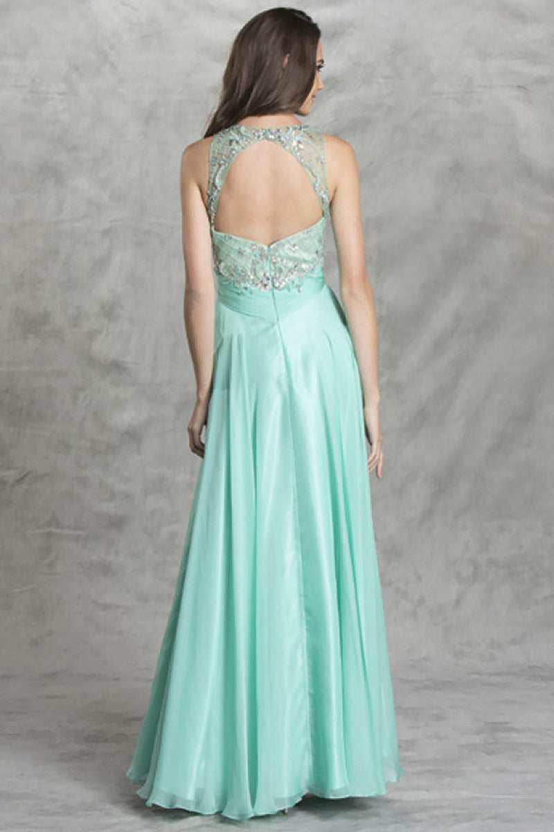 Aspeed Design -L1419 Embellished Bodice A-Line Prom Dress