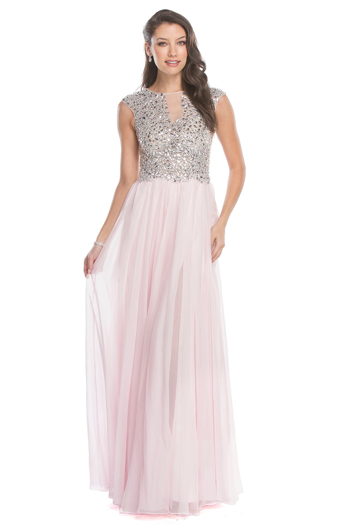 Aspeed Design -L1467 Embellished A Line Dress