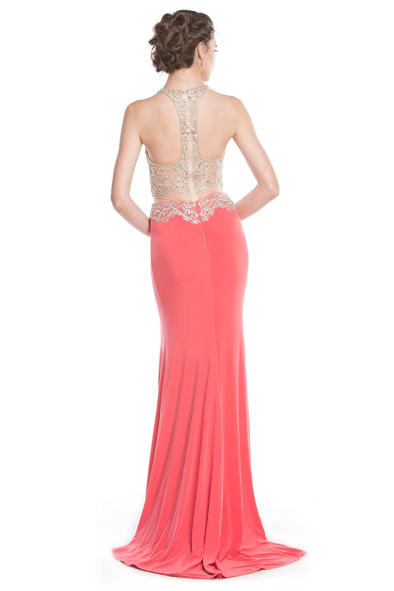 Aspeed Design -L1541 Embellished Two Piece Fitted Dress