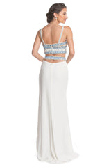 Aspeed Design -L1551 Beaded Fitted Two Piece Dress